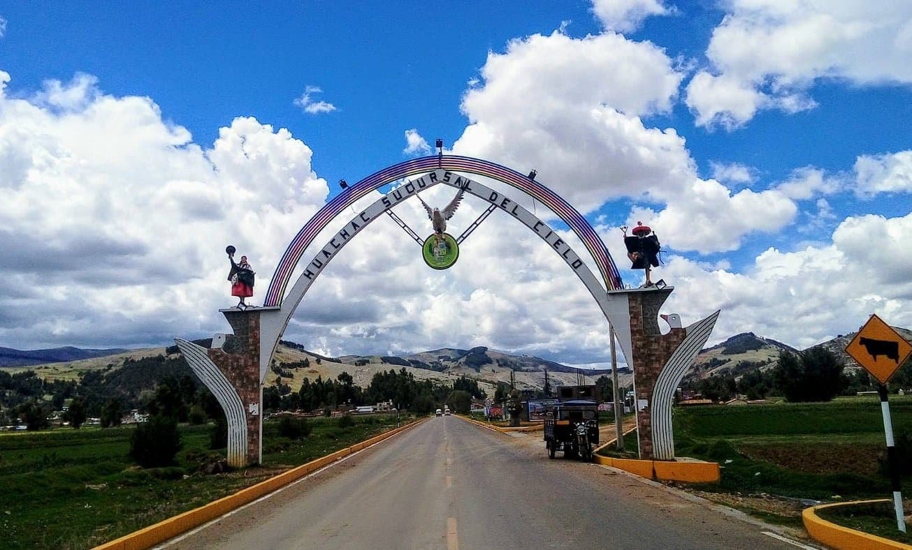 Vista referencial del distrito de Huáchac — Predio #12 Pachac-Pampa